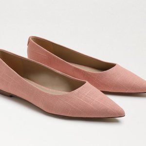 Sam Edelman Canyon Clay Linen Wanda Pointed Toe Flat